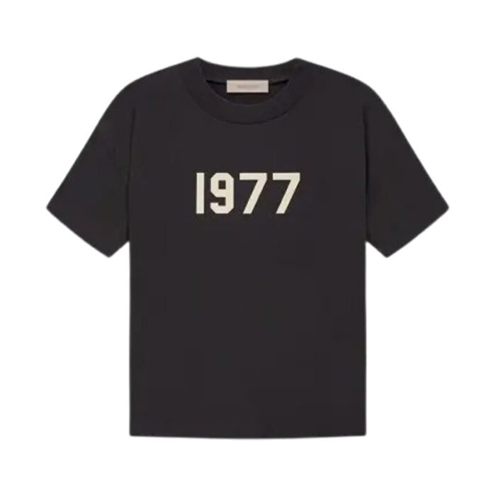 Essentials 1977 Black Casual T-Shirt