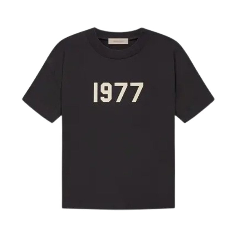 Essentials 1977 Black Casual T-Shirt