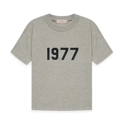 Essentials 1977 Dark Heather Gray Casual T-Shirt