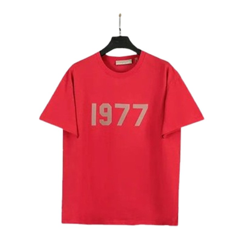 Essentials 1977 Red Casual T-Shirt