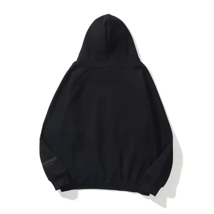 Essentials Casual Black Hoodie