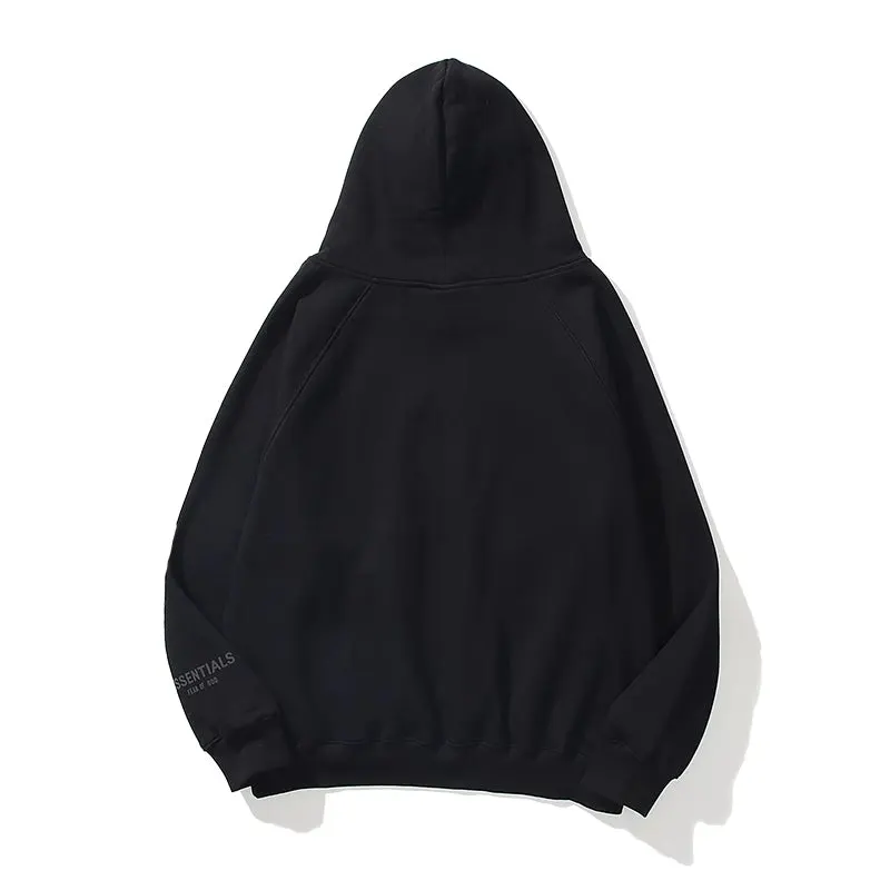 Essentials Casual Black Hoodie
