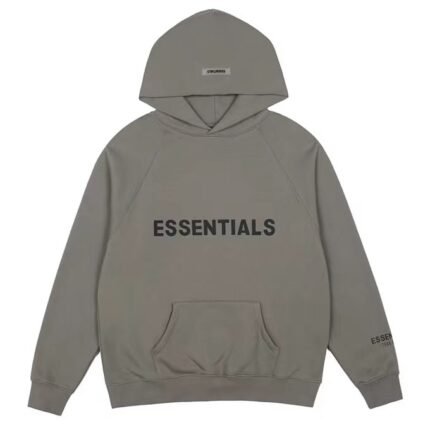 Essentials Casual Dark Gray Hoodie