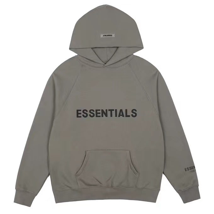 Essentials Casual Dark Gray Hoodie