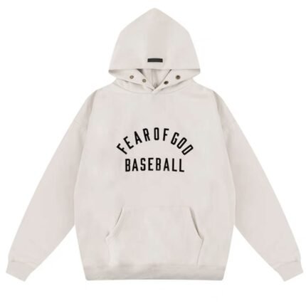 Essentials Fear Of God Baseball Hoodie – Apricot