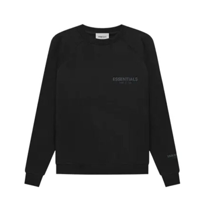 Essentials Fear Of God Black Sweatshirt