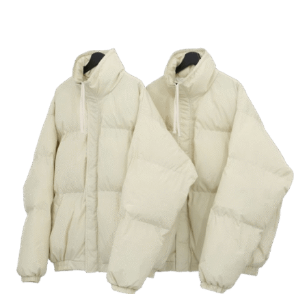 Essentials Fear Of God Puffer Apricot White Jacket