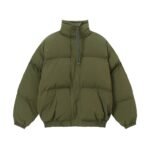 Essentials Fear Of God Puffer Army Green Jacket