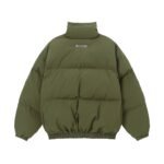 Essentials Fear Of God Puffer Army Green Jacket