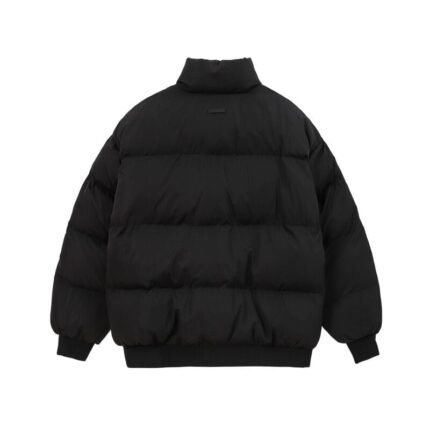 Essentials Fear Of God Puffer Jet Black Jacket