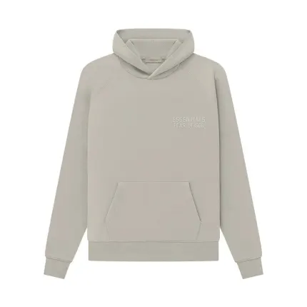 Essentials Fear Of God Seal Gray Signature Hoodie