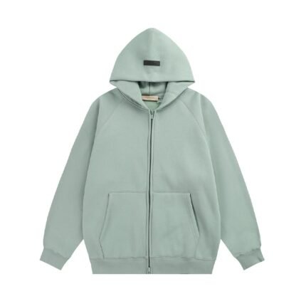 Essentials Fear Of God Zip Hoodie – Sycamore
