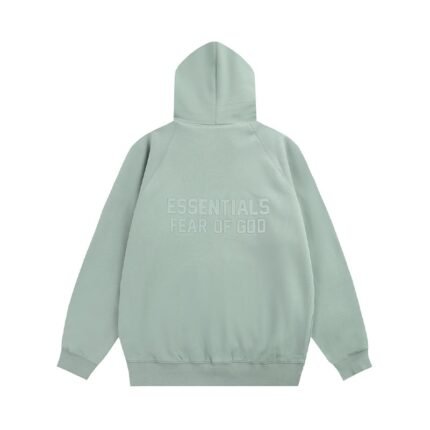 Essentials Fear Of God Zip Hoodie – Sycamore