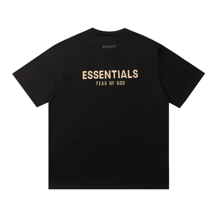 Essentials Fear of God Back Logo T Shirt - Black