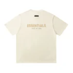Essentials Fear of God Back Logo T Shirt - Cream