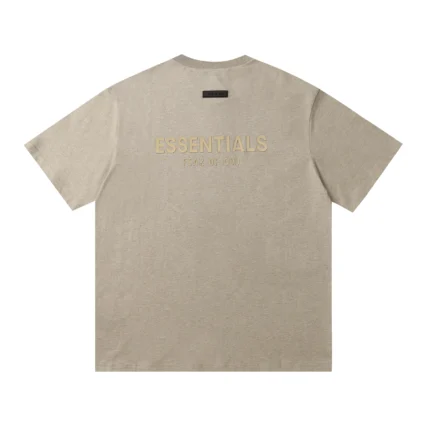 Essentials Fear of God Back Logo T Shirt - Taupe