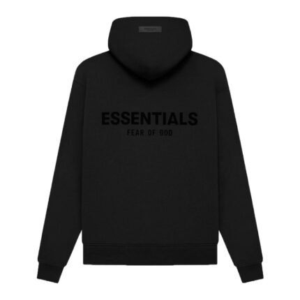 Essentials Fear of God FW22 Core Jet Black Hoodie