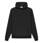 Essentials Fear of God Pull Over Black Hoodie