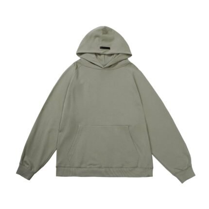 Essentials Fear of God Pull Over Green Hoodie