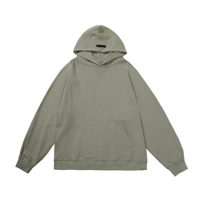 Essentials Fear of God Pull Over Green Hoodie