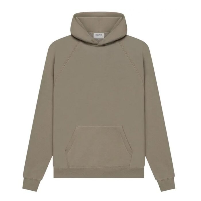 Essentials Fear of God Pull Over Taupe Hoodie