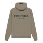 Essentials Fear of God Pull Over Taupe Hoodie