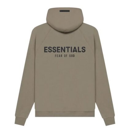 Essentials Fear of God Pull Over Taupe Hoodie