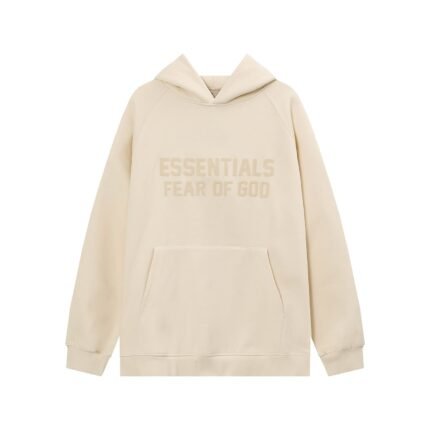 Essentials Flocked FOG Apricot Hoodie