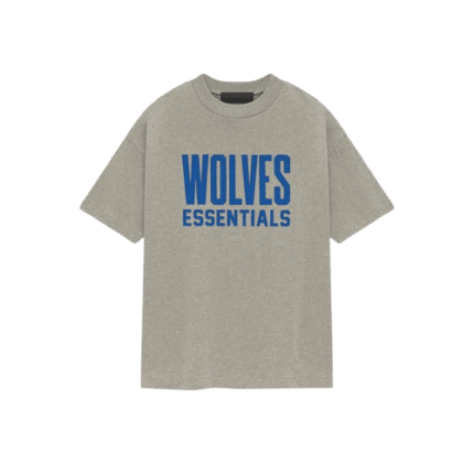 Essentials Wolves Tee Warm Heather