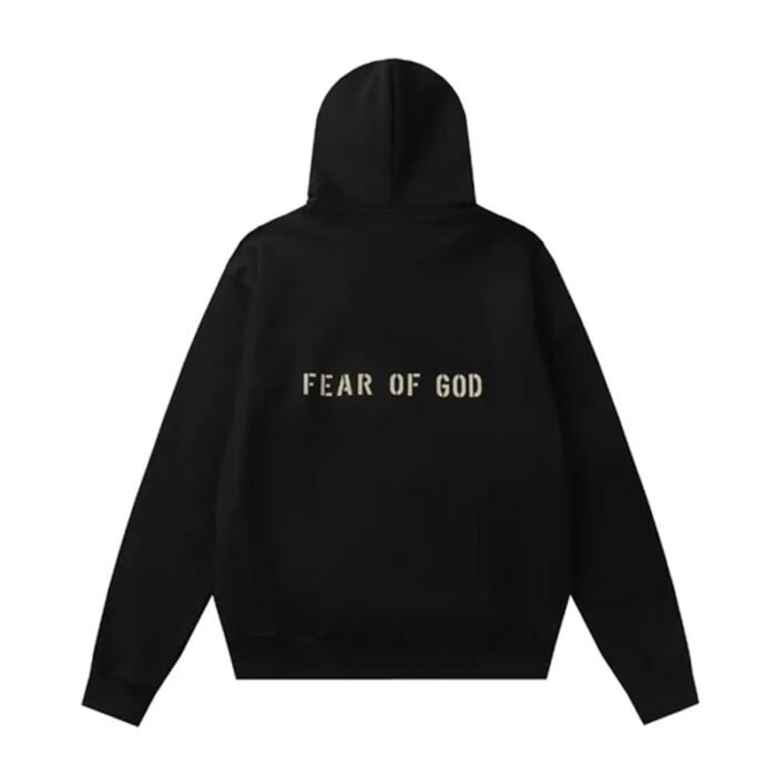 FG Essentials Black Hoodie – Minimalist Streetwear