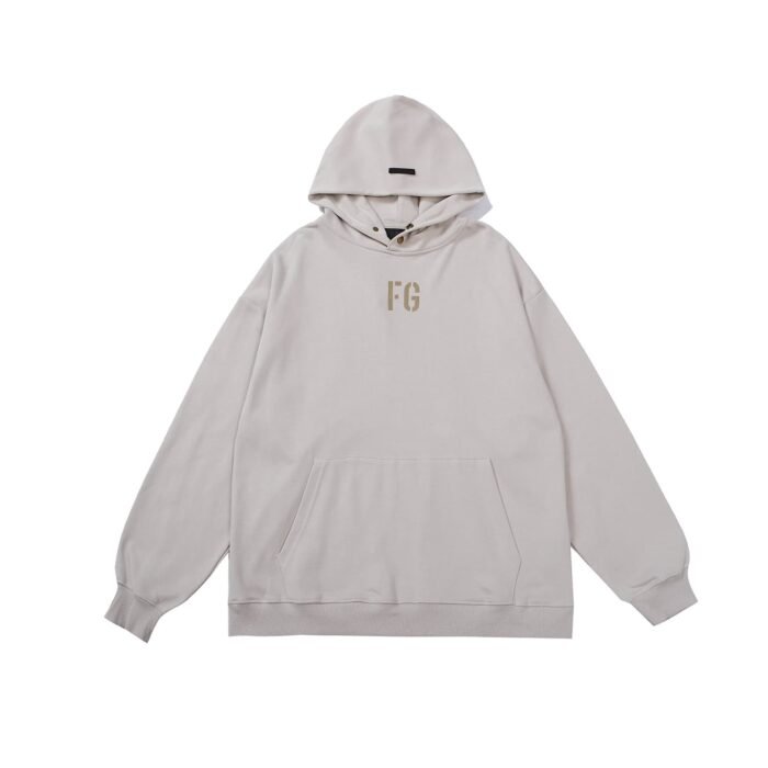 FG Essentials Cement Grey Hoodie – Minimalist Streetwear
