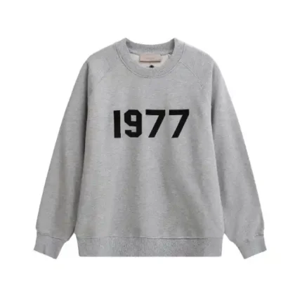 Fear Of God Essentials 1977 Crewneck Sweatshirt – Light Grey