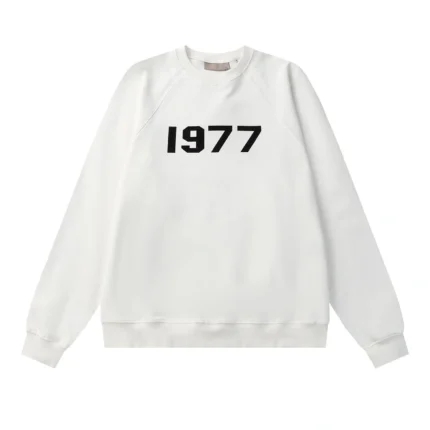 Fear Of God Essentials 1977 Crewneck Sweatshirt – White (Copy)