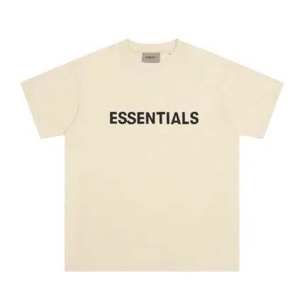 Fear Of God Essentials Front Logo T Shirt – Apricot