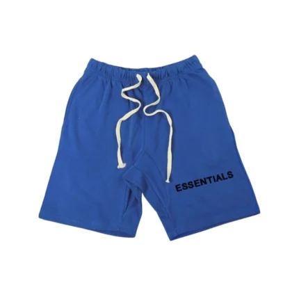 Fear Of God Essentials Graphic Sweat Shorts - Blue