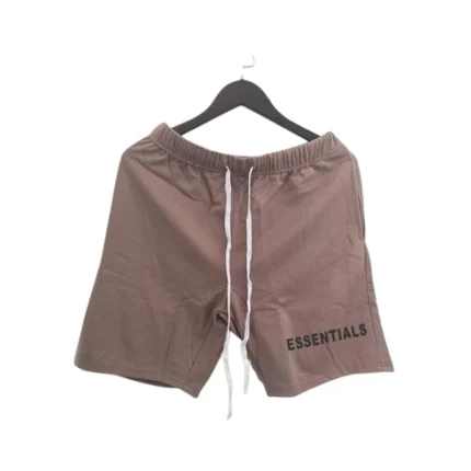 Fear Of God Essentials Graphic Sweat Shorts - Khaki