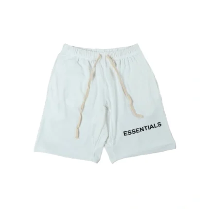 Fear Of God Essentials Graphic Sweat Shorts - White