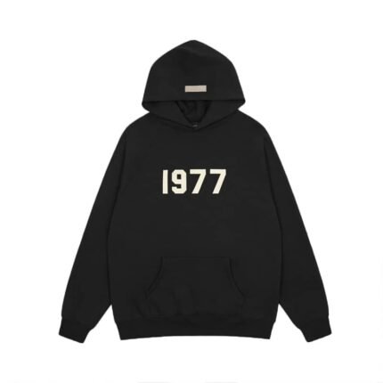 Fear of God Essentials 1977 Hoodie – Black