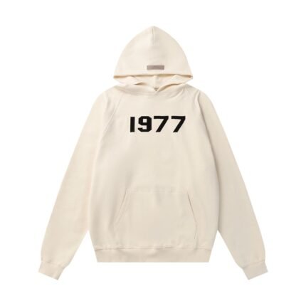 Fear of God Essentials 1977 Hoodie – Cream Colorway