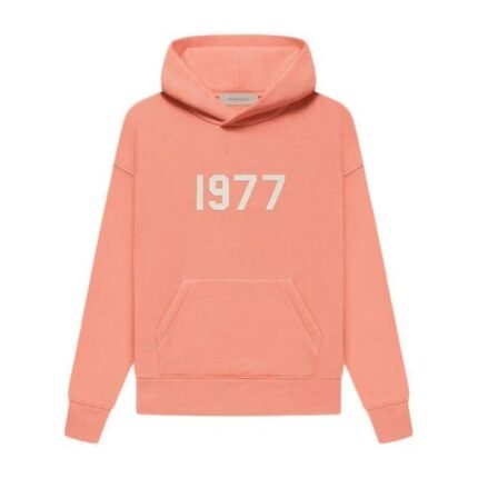 Fear of God Essentials 1977 Hoodie – Light Coral