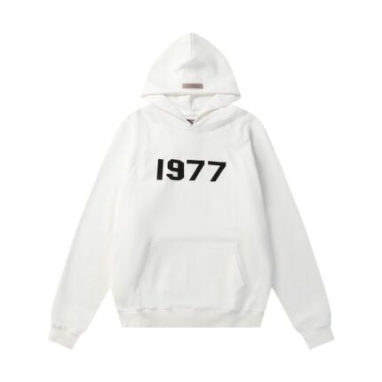 Fear of God Essentials 1977 Hoodie – White
