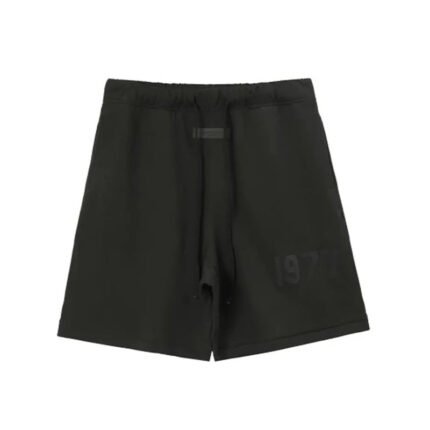 Fear of God Essentials 1977 Logo Black Short