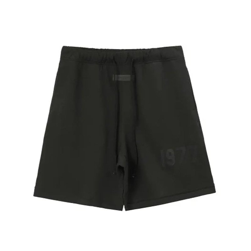 Fear of God Essentials 1977 Logo Black Short