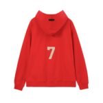 Fear of God Essentials 7th Collection Red Hoodie