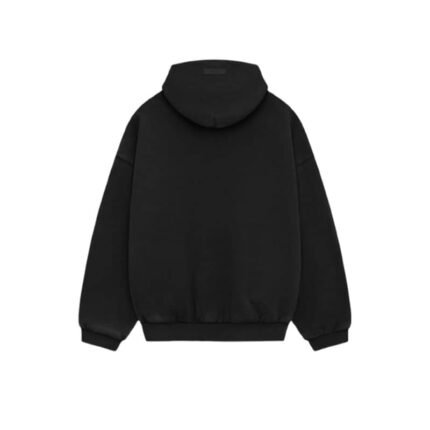 Fear of God Essentials Black Heavy Fleece Hoodie