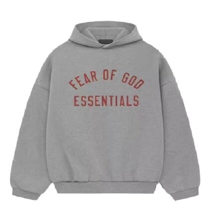 Fear of God Essentials Fleece Gray Hoodie