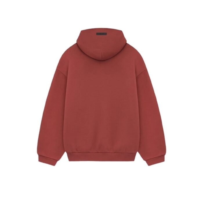Fear of God Essentials Fleece Hoodie – Red