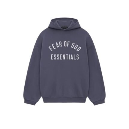 Fear of God Essentials Fleece Hoodie – Marine
