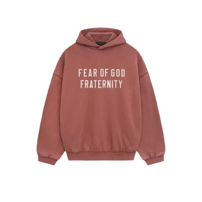 Fear of God Essentials Fraternity Hoodie – Red