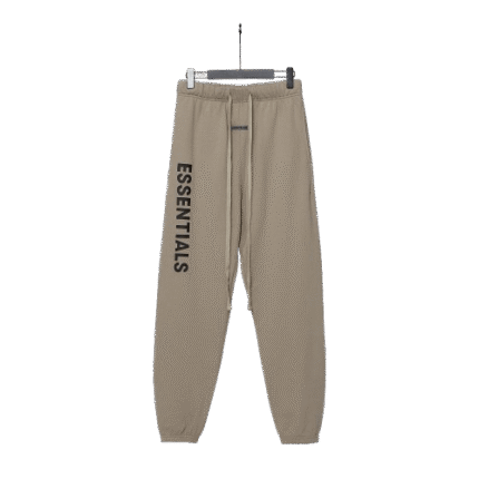 Fear of God Essentials Front Logo Sweatpants – Camel